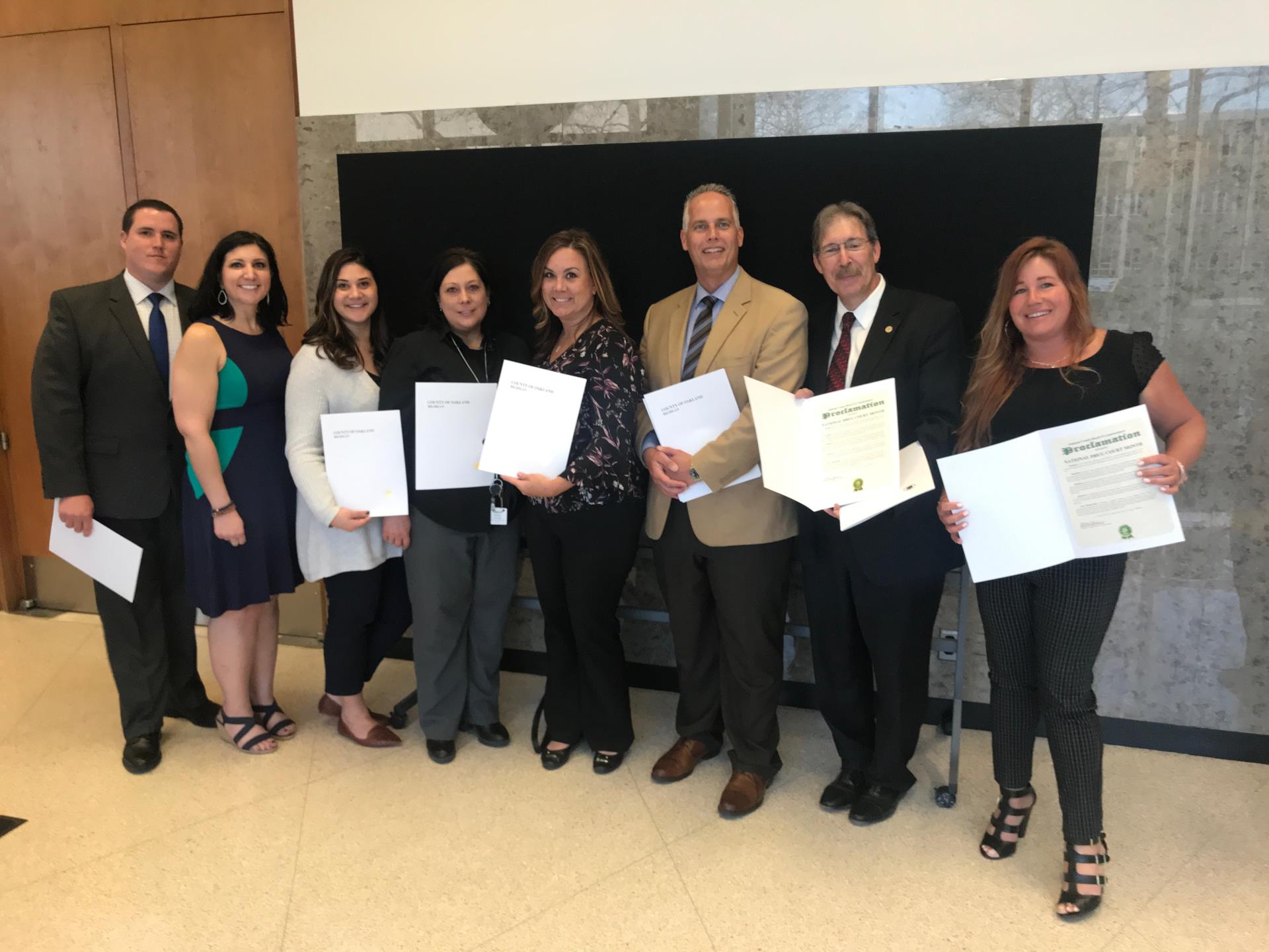 Wednesday, May 2, 2018 was a great day for our court. We found out we were the first team to be certified by SCAO