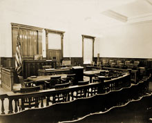 The first structure built specifically as a county courthouse.
