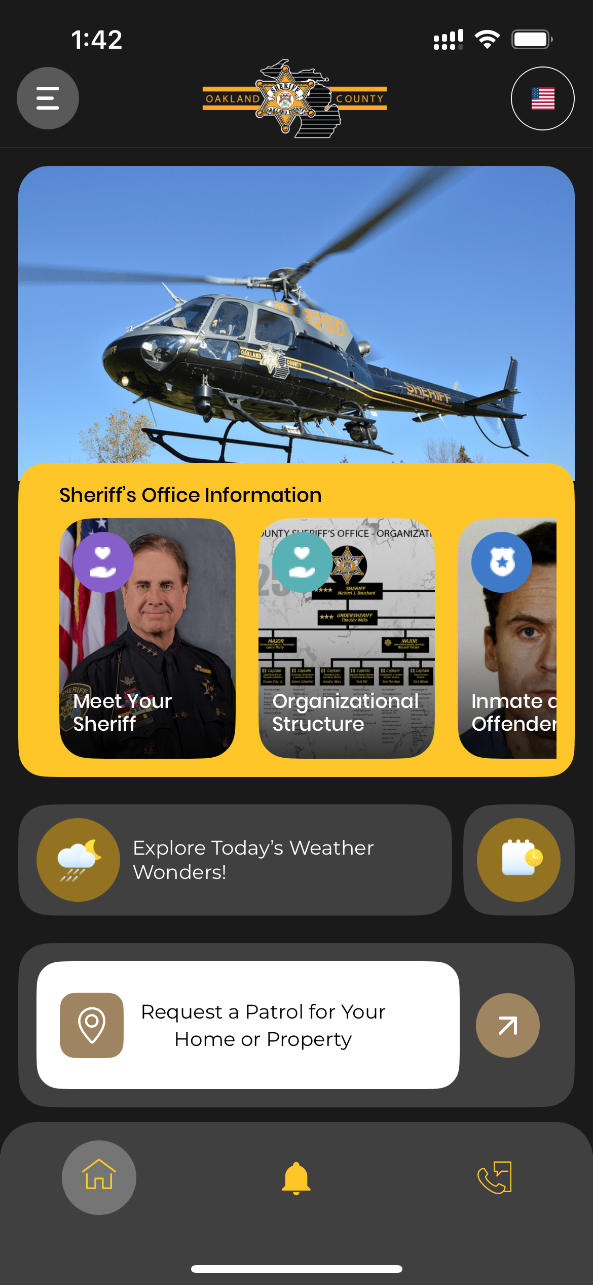 Sheriff App Screenshot