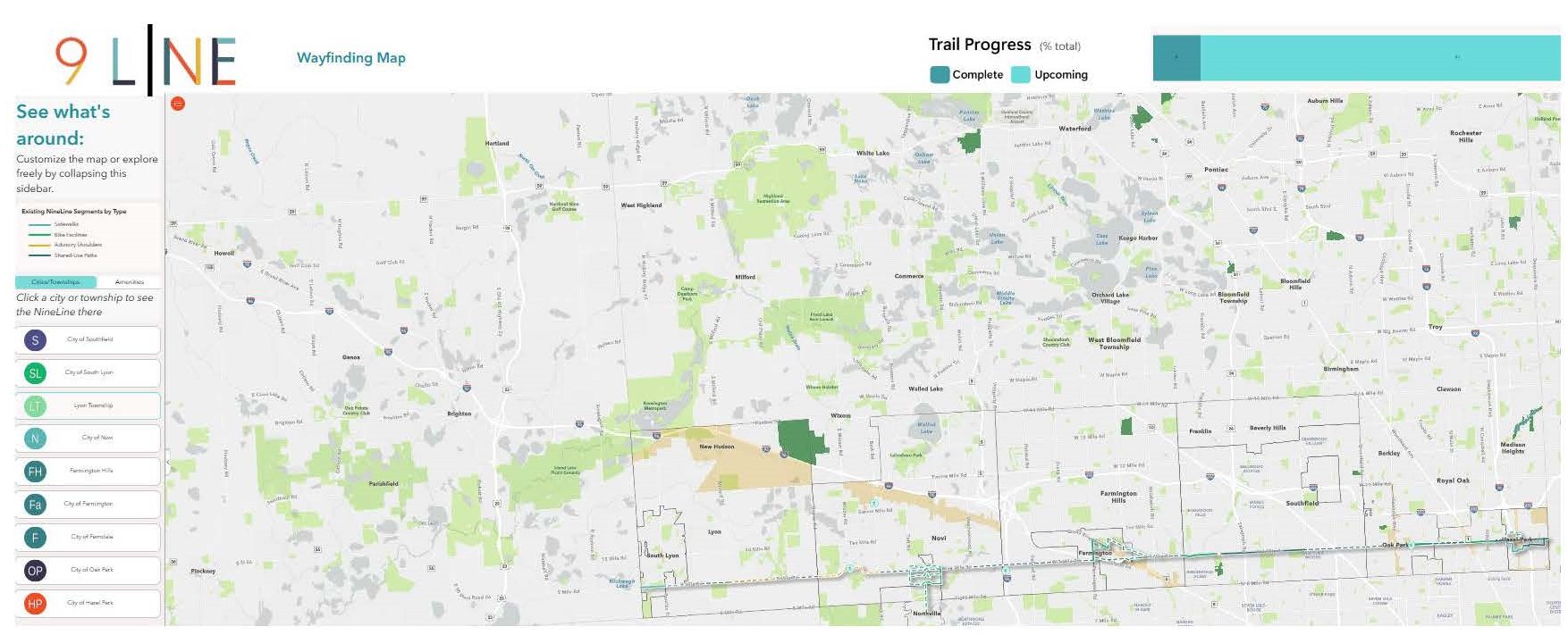 Interactive Wayfinding Map