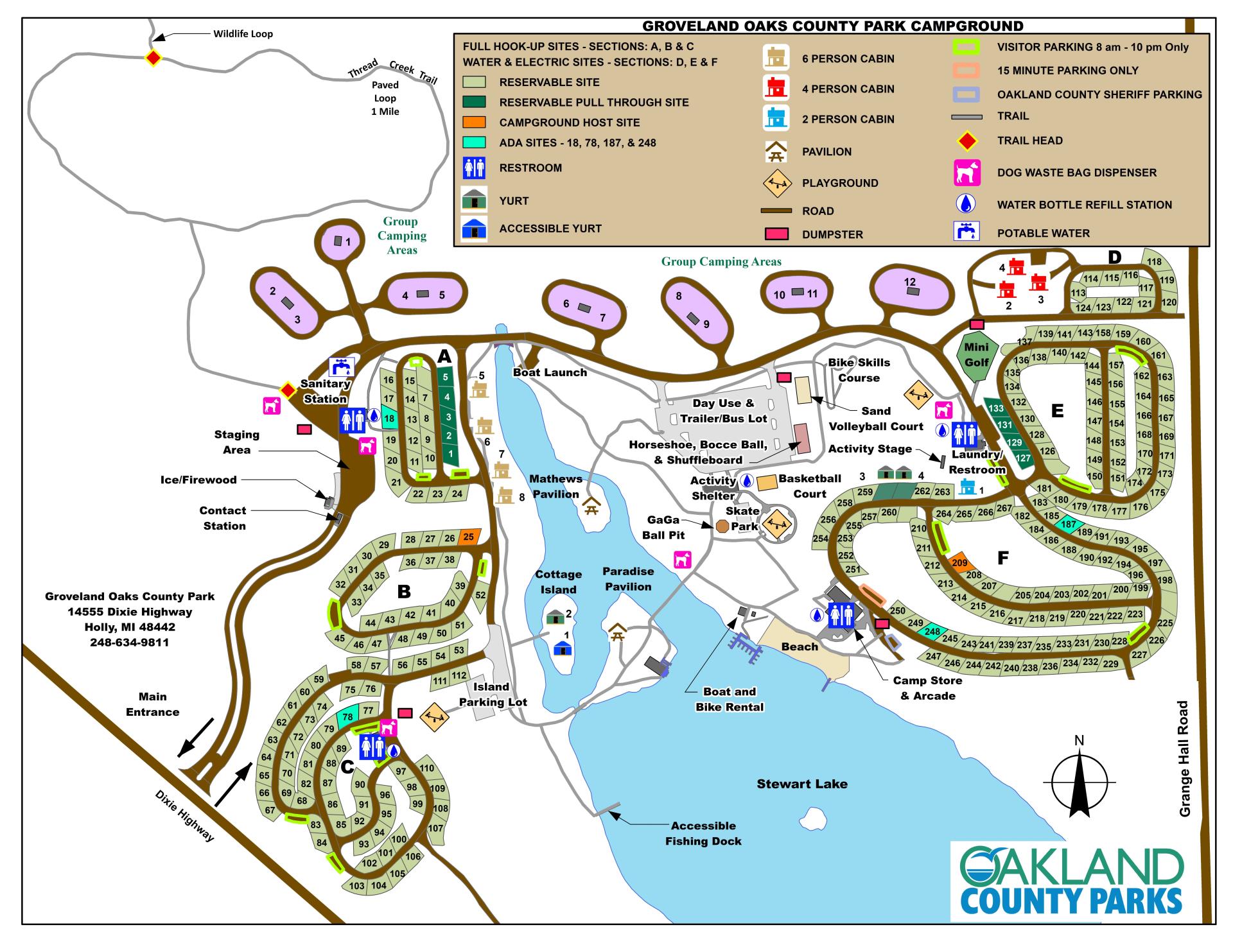 Groveland Oaks Map