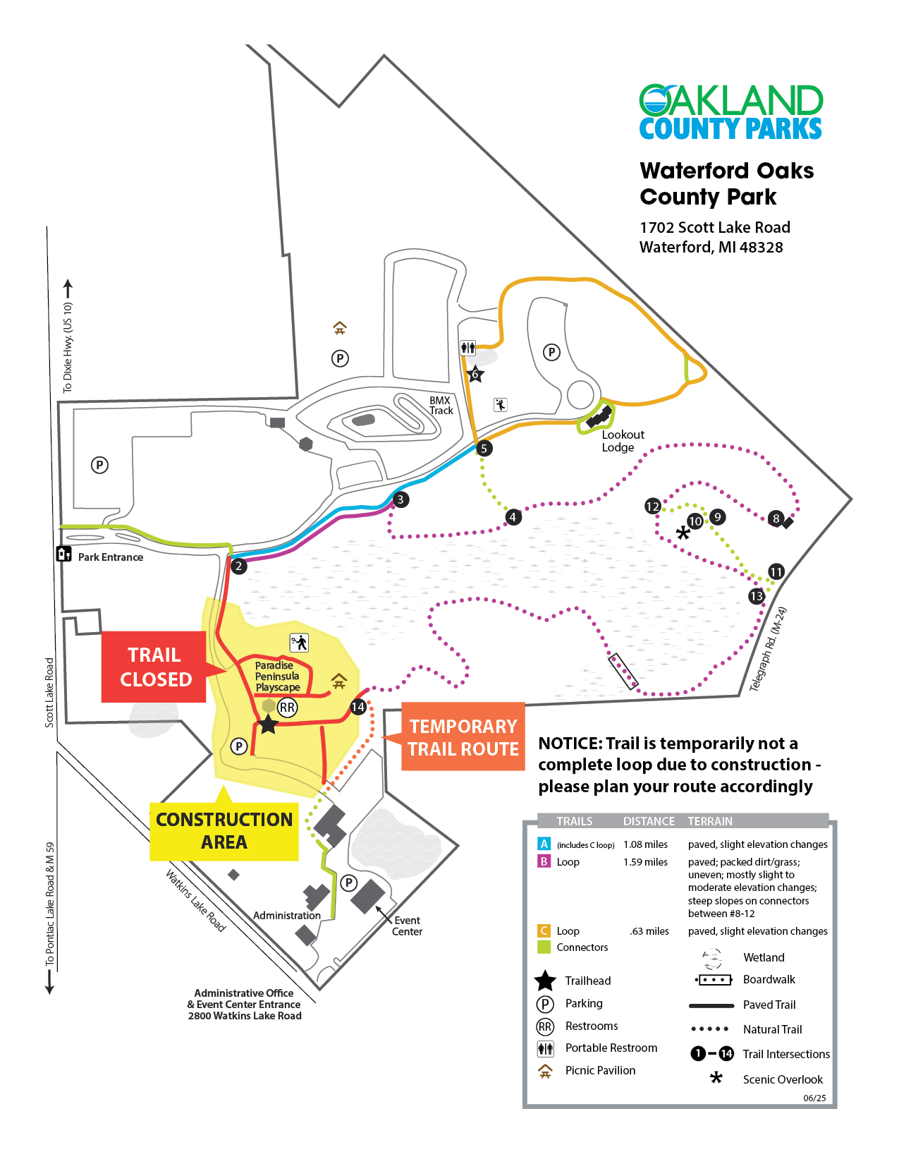 Waterford Oaks, construction