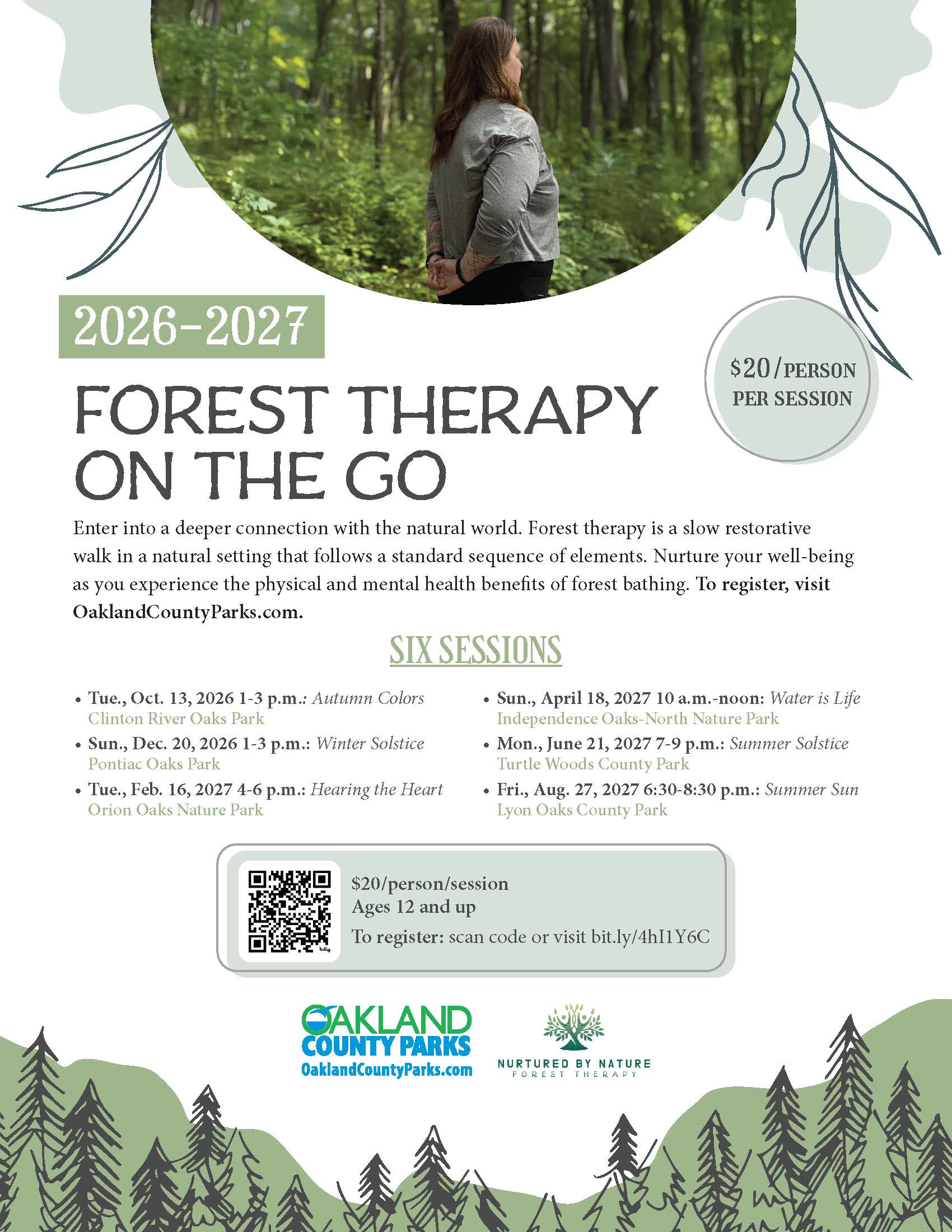 Forest Therapy Flyer 2026-27 Forest Therapy flyer